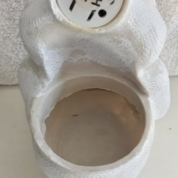 Halloween Display - Ghost Bowl/Planter and Pumpkin Candle Holder - Picture 4 of 8